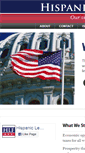 Mobile Screenshot of hispanicleadershipfund.org